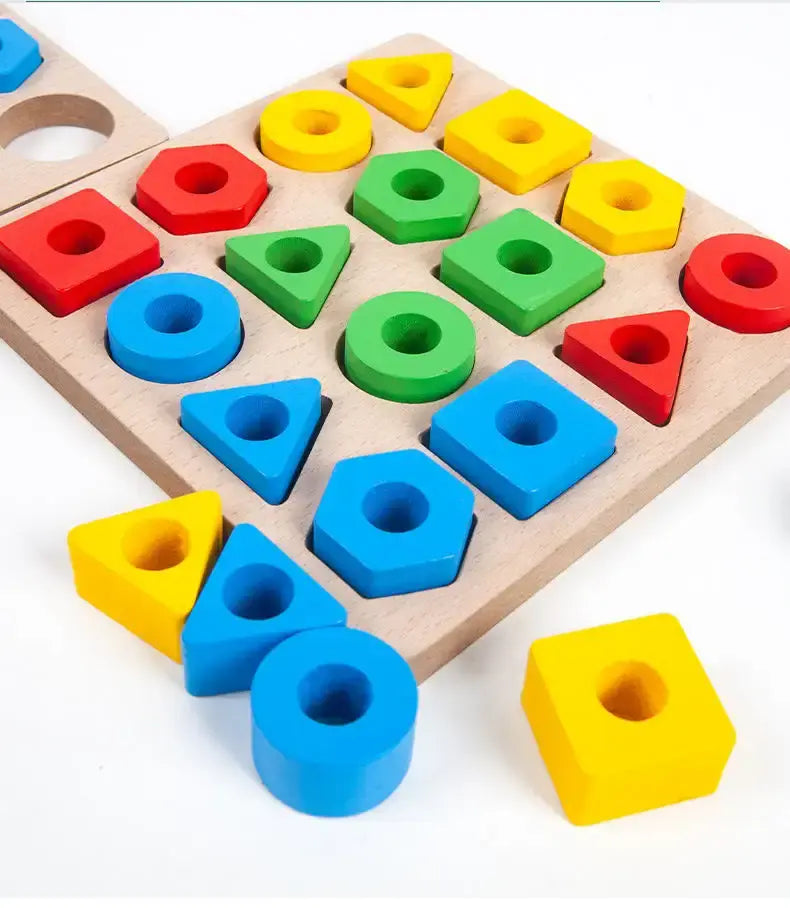 Shape geometry pairing game
