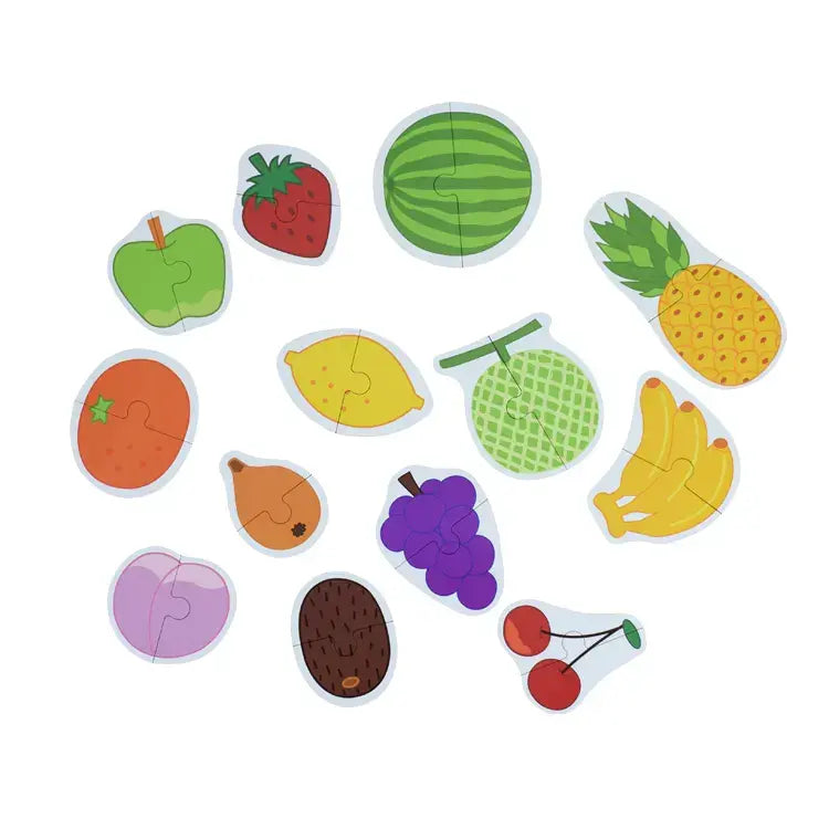 Two piece shapes puzzle small- a great way to introduce puzzles
