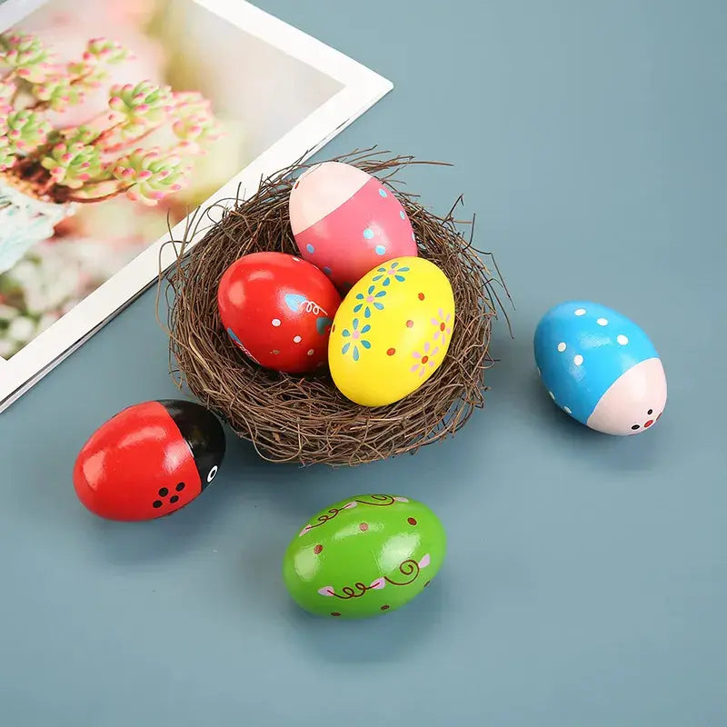Small egg bell rattle