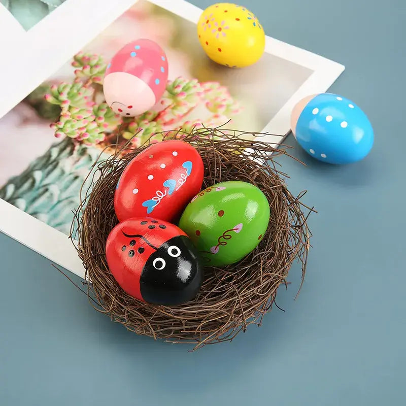 Small egg bell rattle