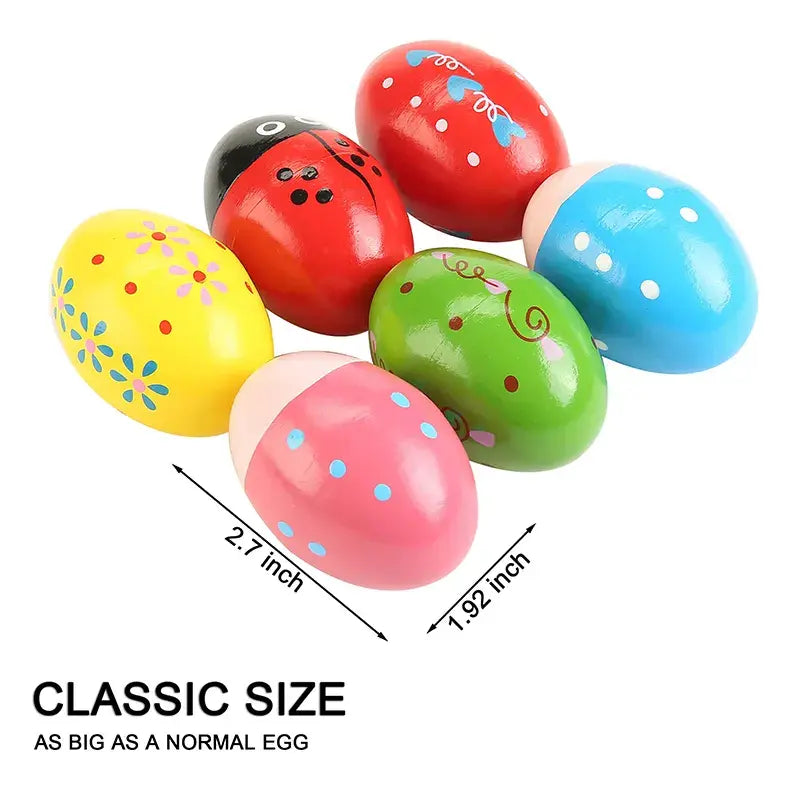 Small egg bell rattle