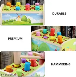 Cute Hammer Toy β Classic Wooden Whack-a-Mole Fun!
