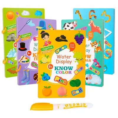 Water display magic book set (Random theme)