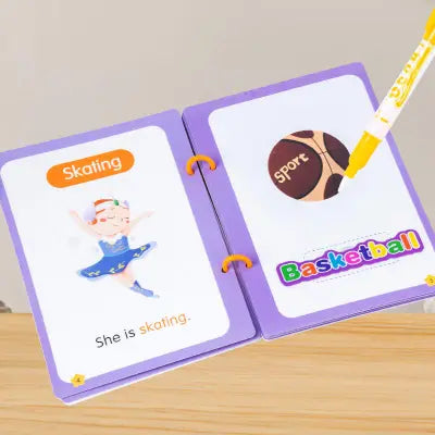Water display magic book set (Random theme)