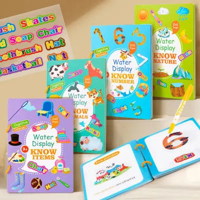 Water display magic book set (Random theme)