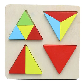 Wooden puzzle – triangle design
