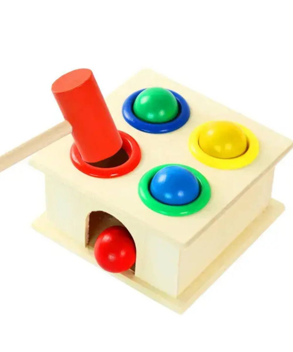 Curious mind toddler pack combo 3- Hammer ball, Shape four column tower and Guess who I am