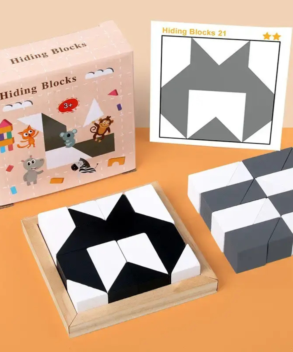 Hiding blocks game