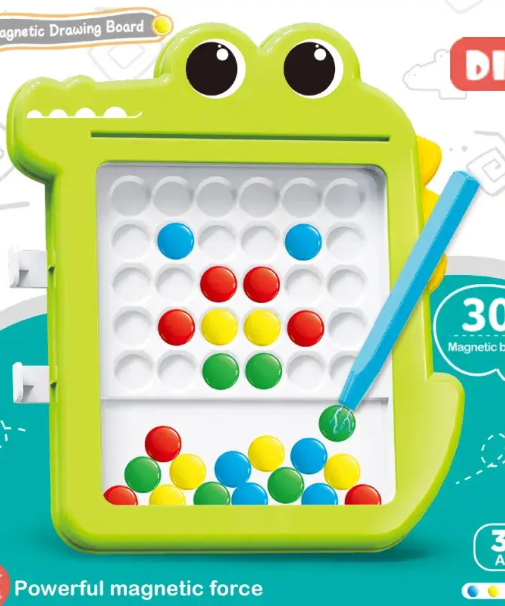 Magnetic drawing board game