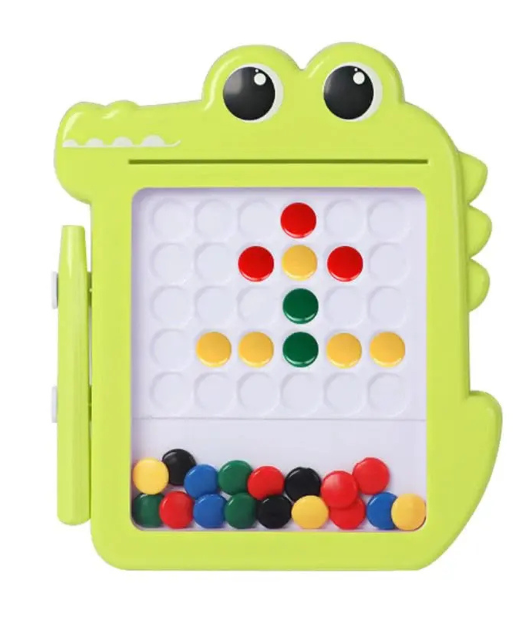 Magnetic drawing board game