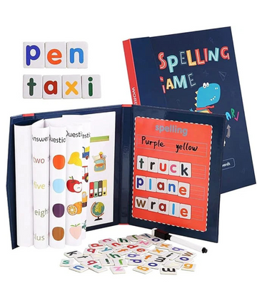 Magnetic Spelling book game