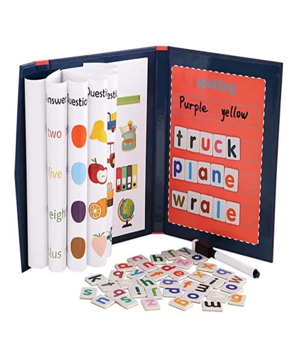 Magnetic Spelling book game