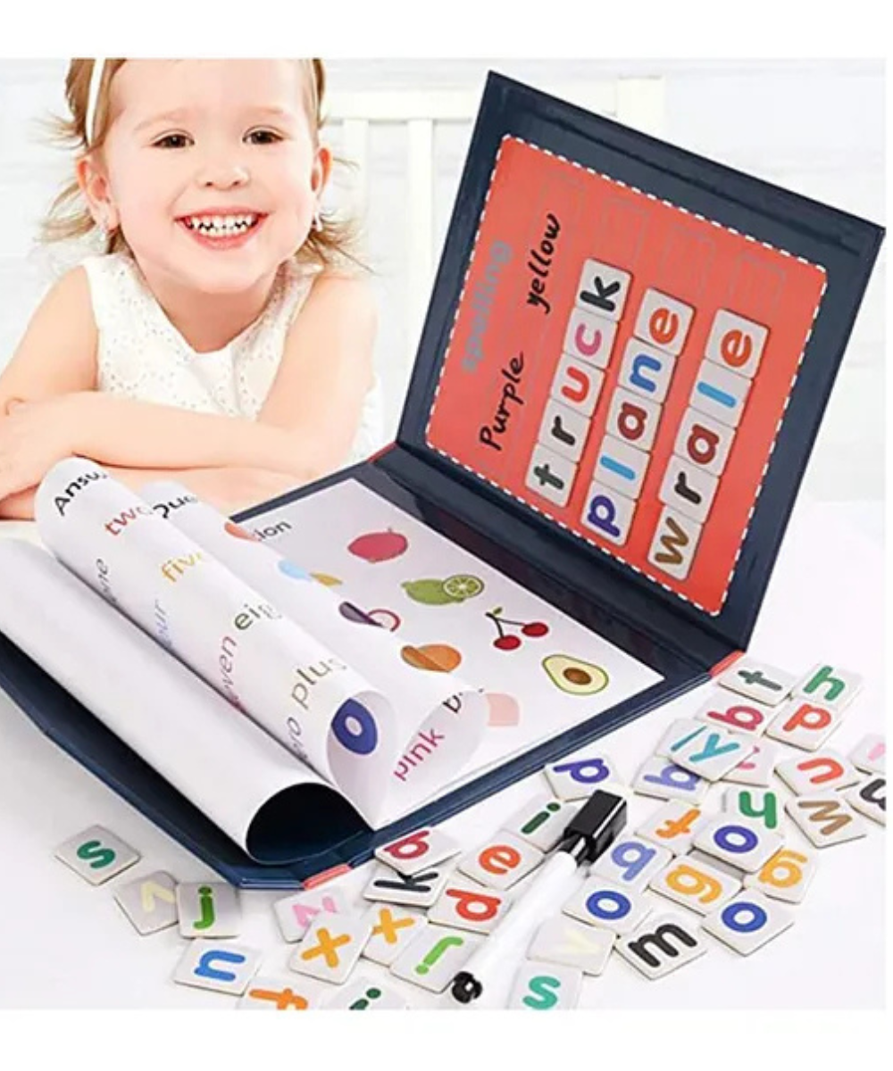 Magnetic Spelling book game
