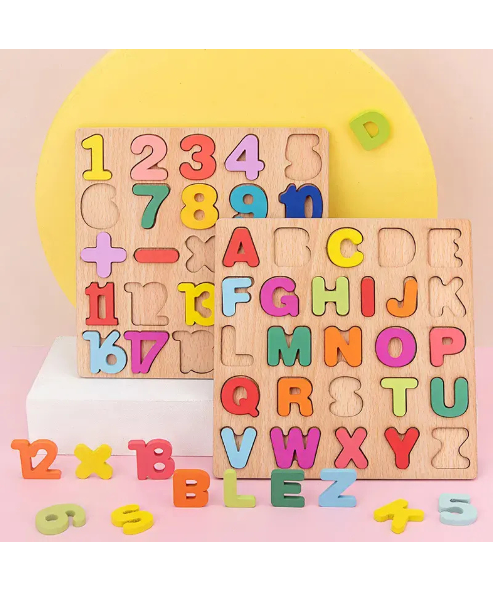Alphabet board puzzle