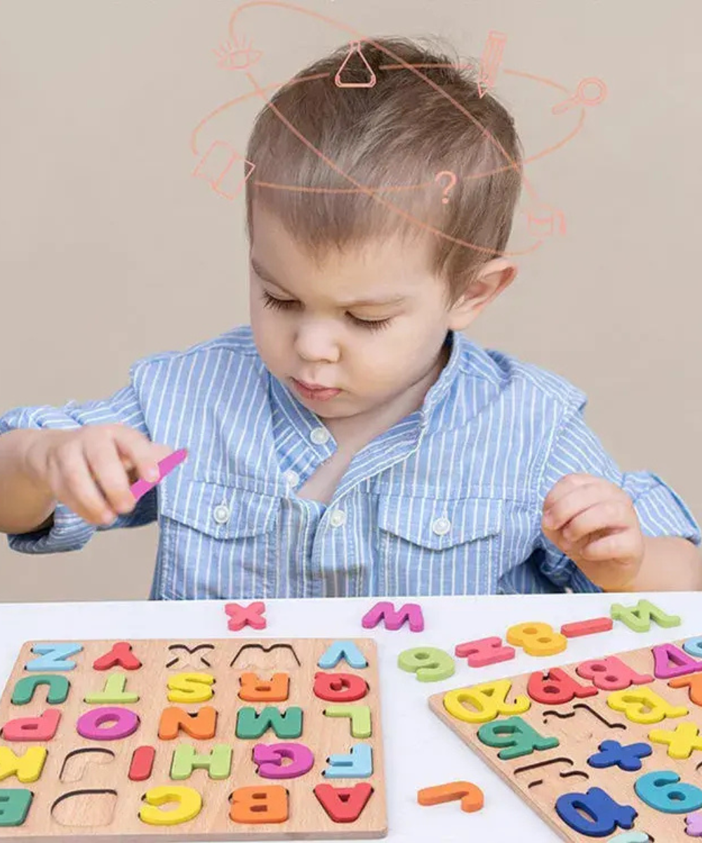Alphabet board puzzle