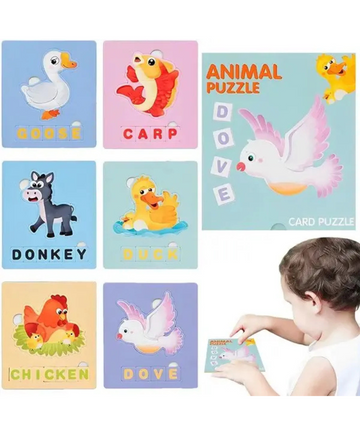 6 in 1 cards puzzle game