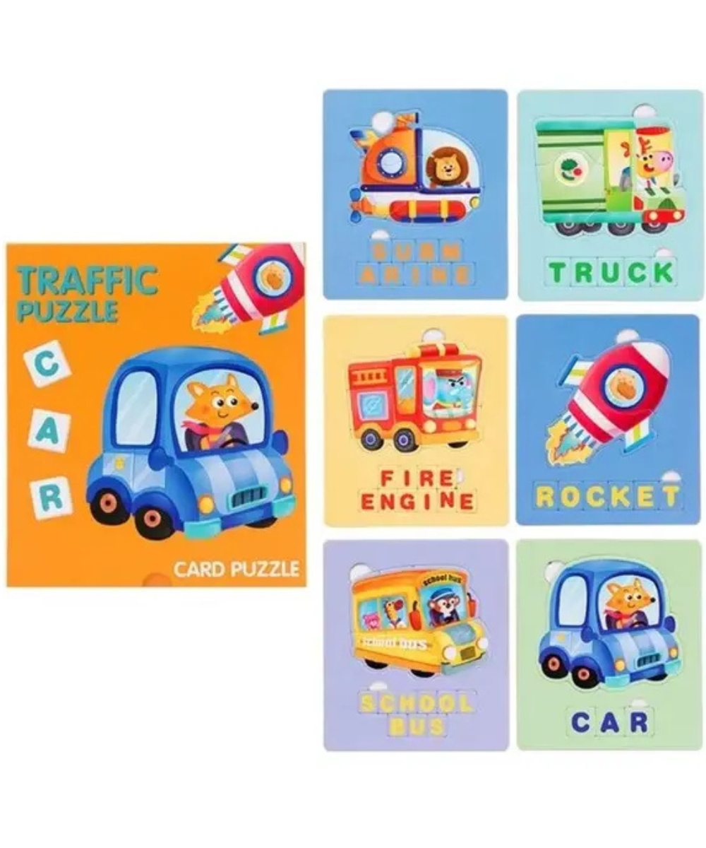 6 in 1 cards puzzle game
