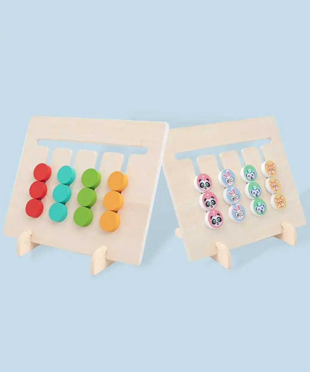 Four color logic game