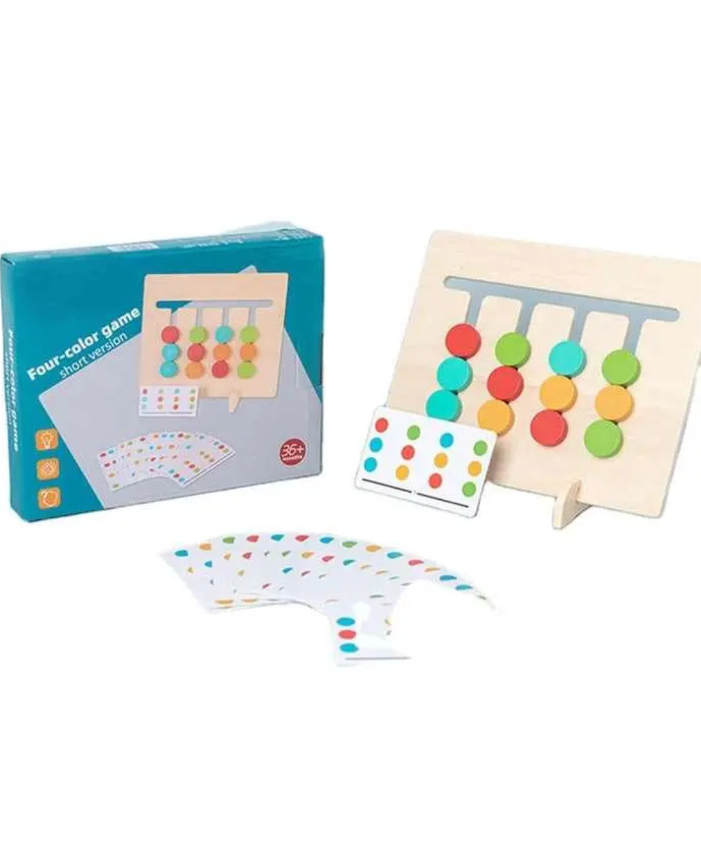 Four color logic game