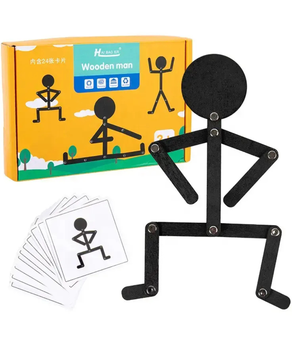 Wooden man puzzle