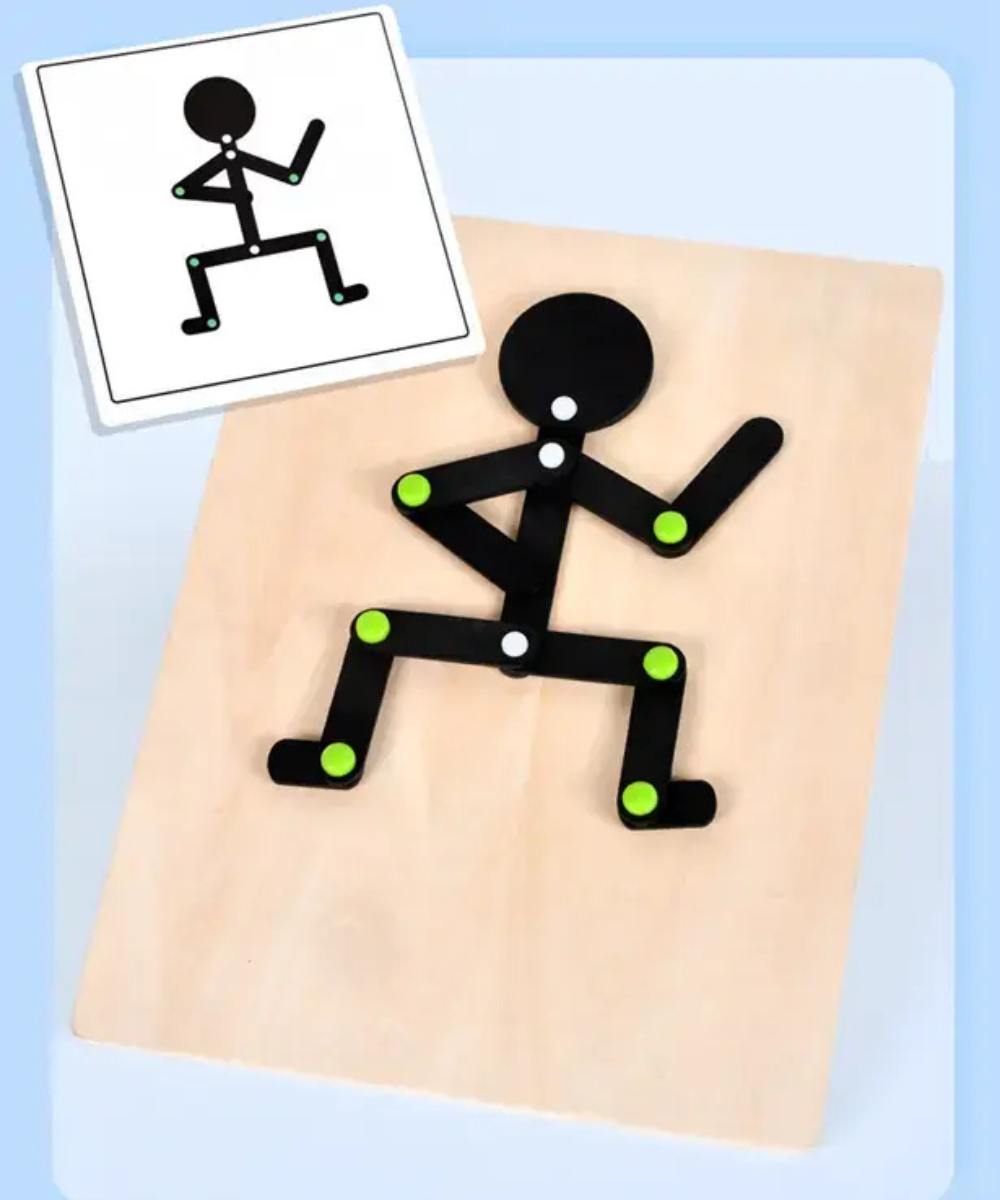 Wooden man puzzle