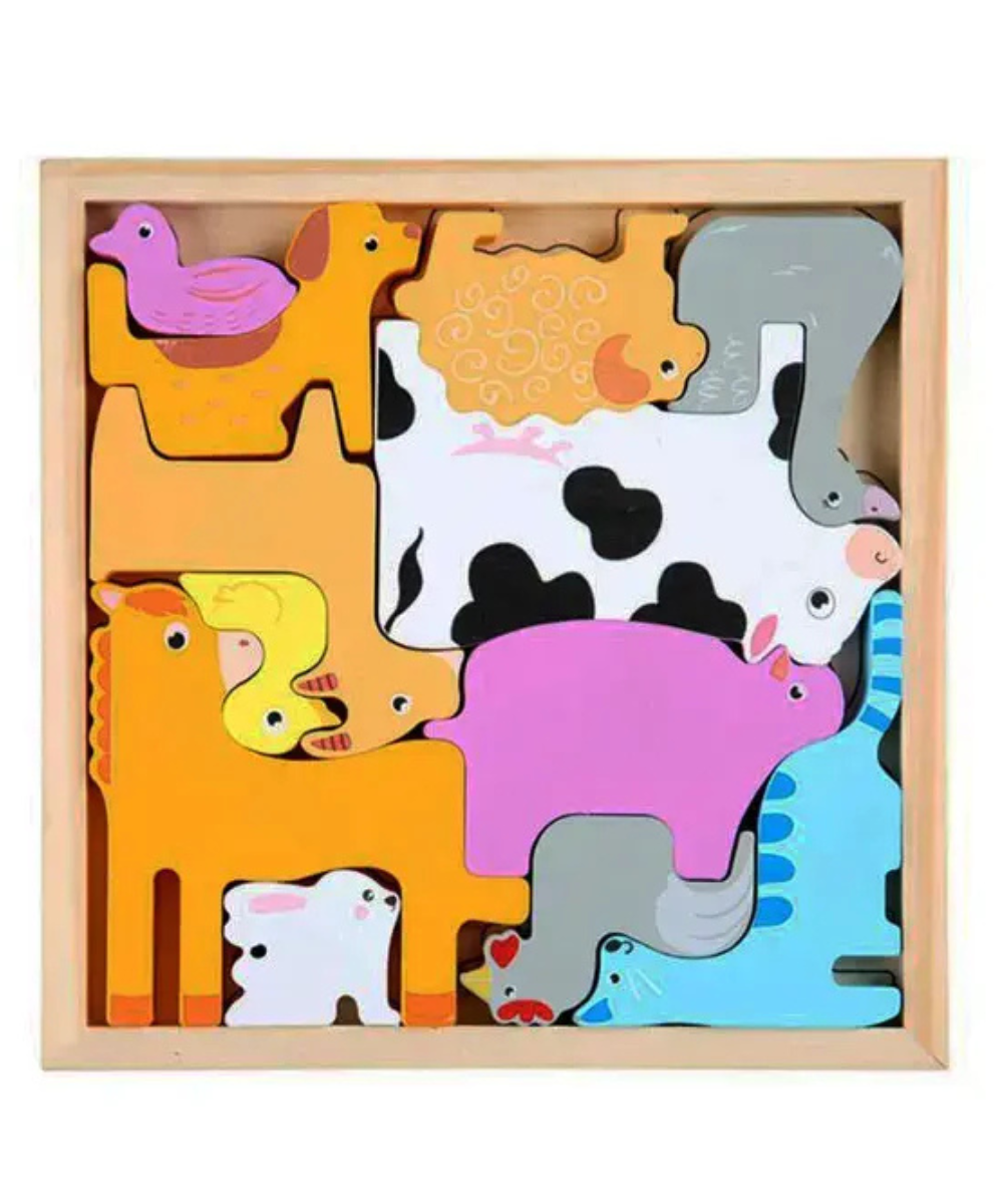 Fitting Cognitive Spatial skill developing simple puzzle(1pc)