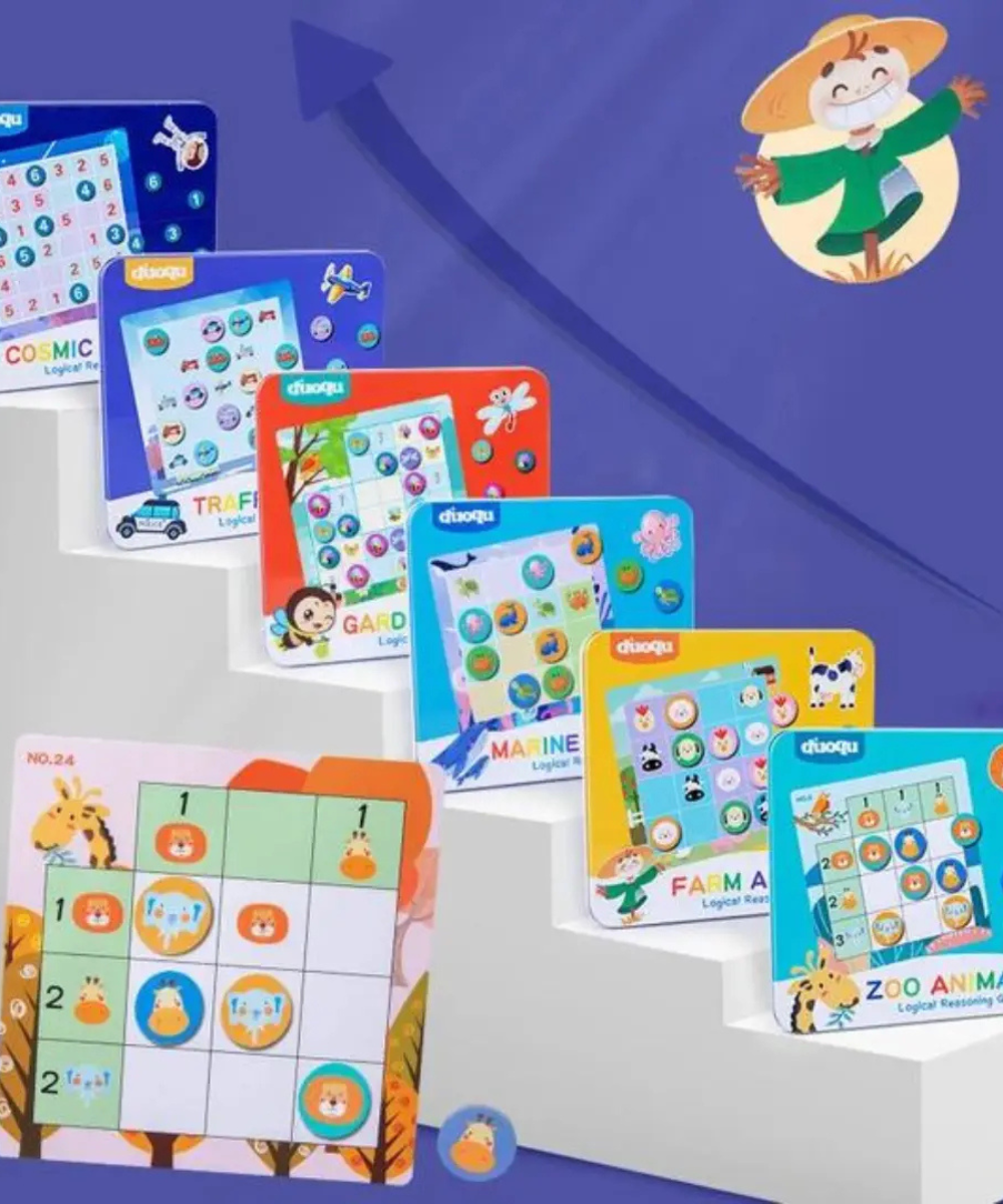Sudoko magnetic logical game