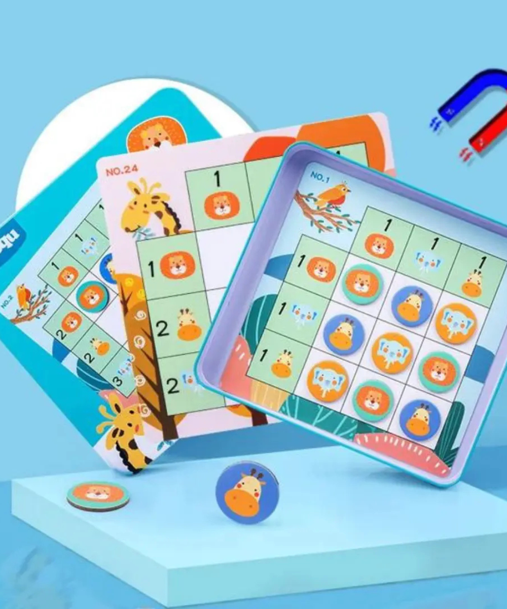 Sudoko magnetic logical game