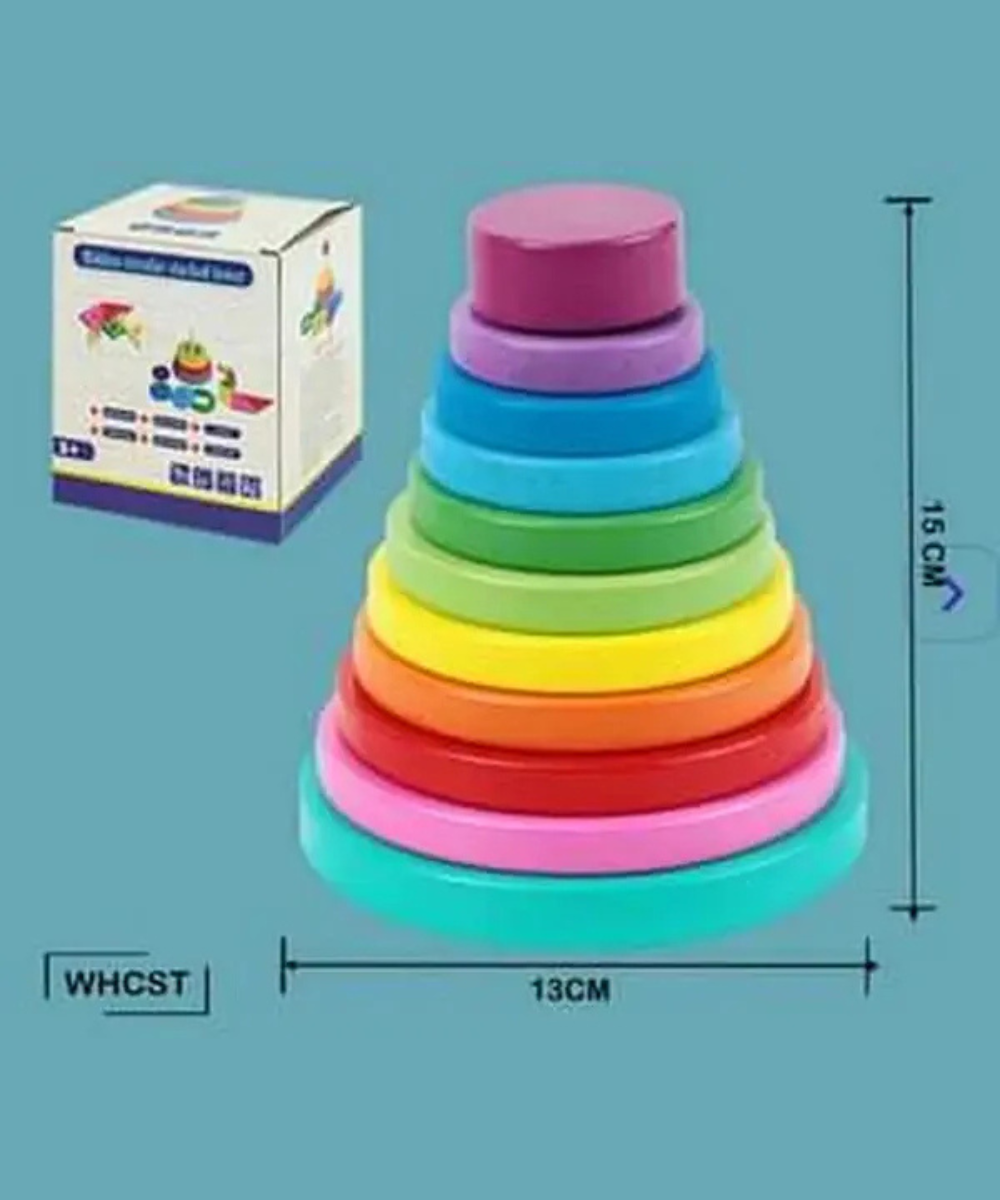 Hidden circular stacked tower game