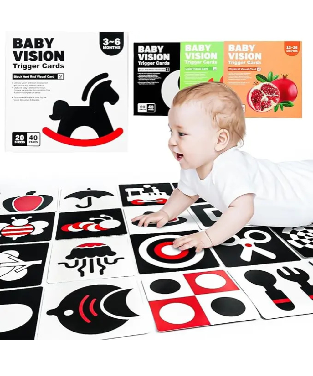 Infant brain development and sensory stimulation- visual trigger cards