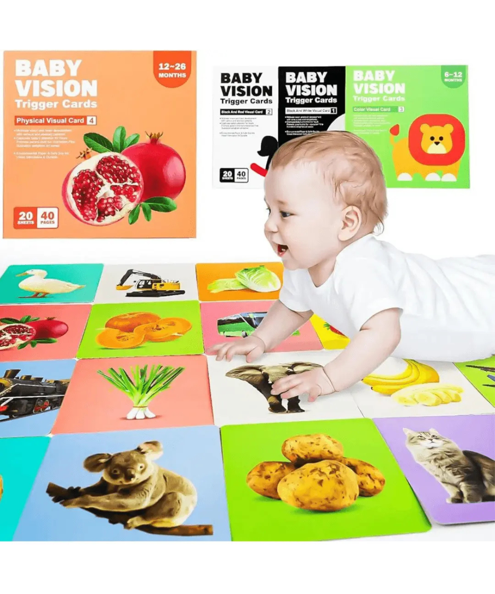 Infant brain development and sensory stimulation- visual trigger cards