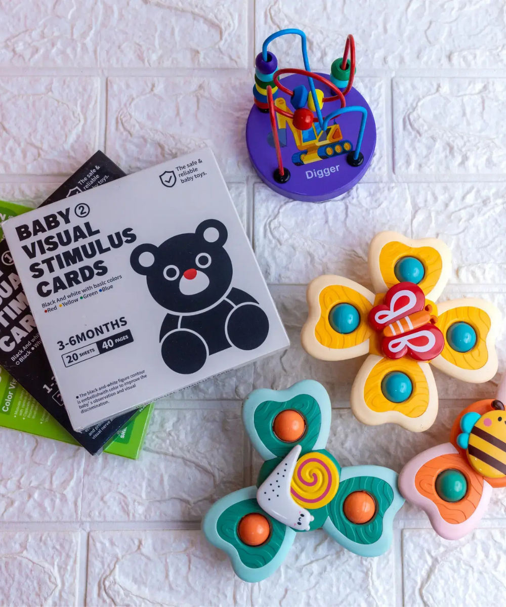 Sweet beginning: New born Combo 1- Vision trigger cards, Spinner and Peaceful tree beads