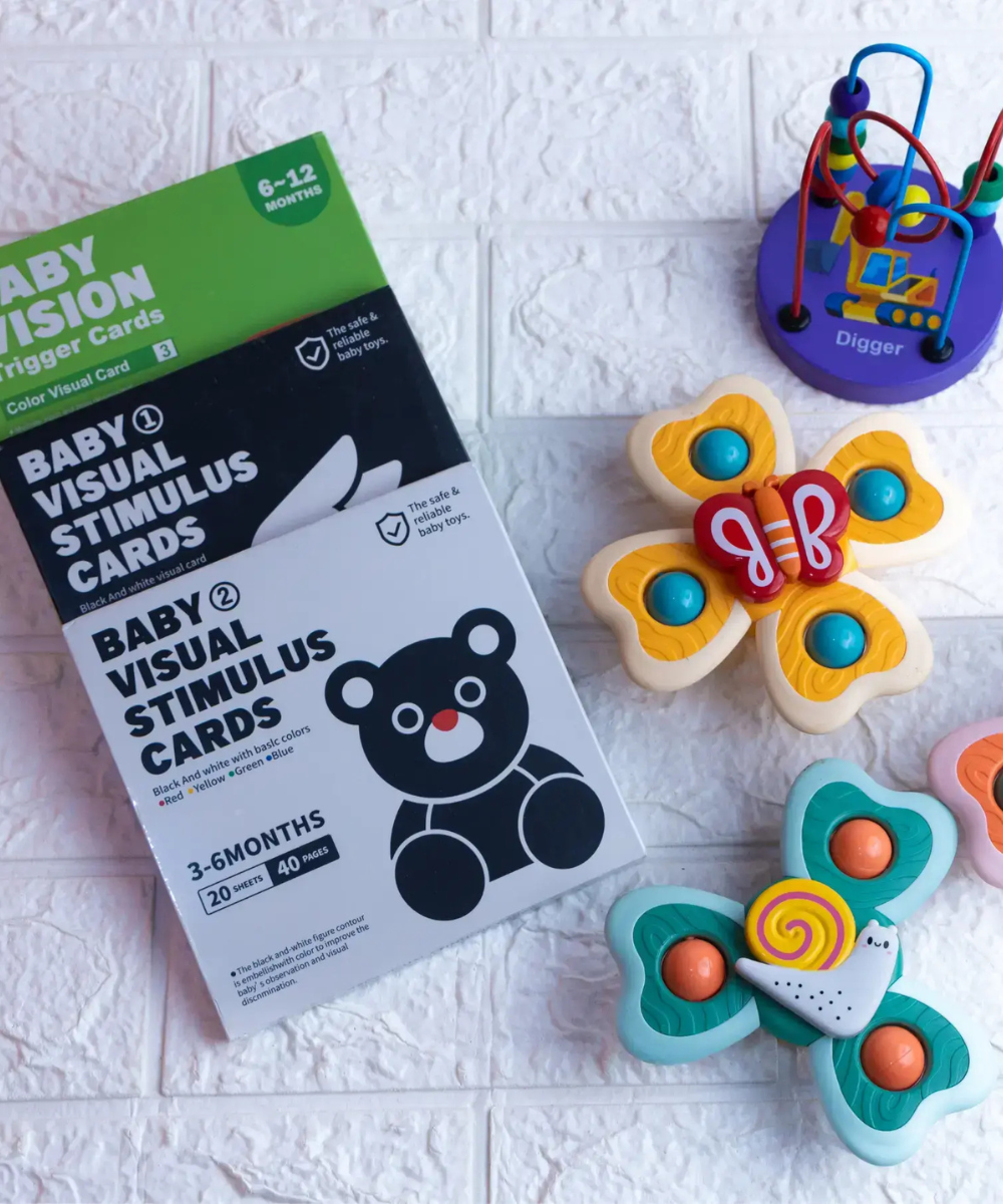 Sweet beginning: New born Combo 1- Vision trigger cards, Spinner and Peaceful tree beads