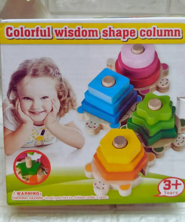 Colorful shape wisdom shape column - Stack Your Skills with Color