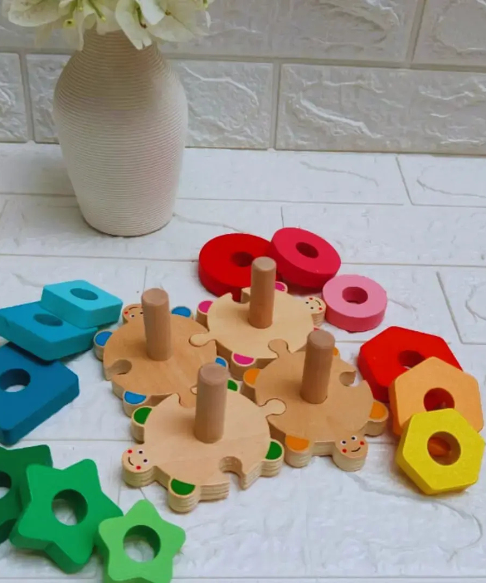 Colorful shape wisdom shape column - Stack Your Skills with Color