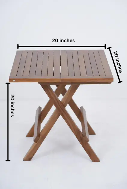 Wooden Foldable Table for Creative Relaxed Spaces