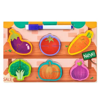 The Perfect First Puzzle for Tiny Hands 🤍