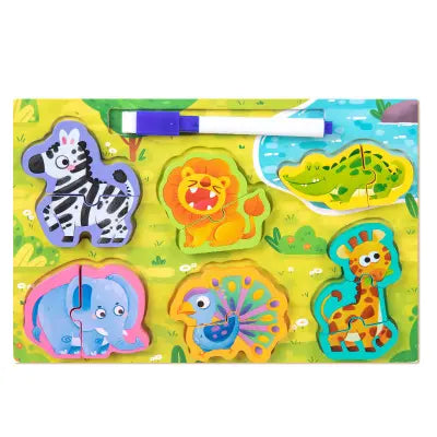 The Perfect First Puzzle for Tiny Hands 🤍