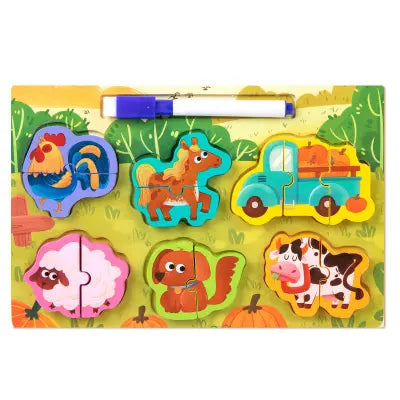 The Perfect First Puzzle for Tiny Hands 🤍
