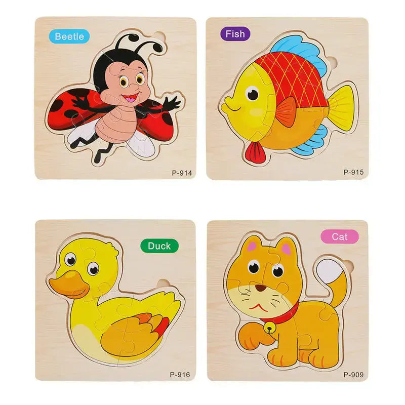 6 piece puzzle(1 pc)- Random design
