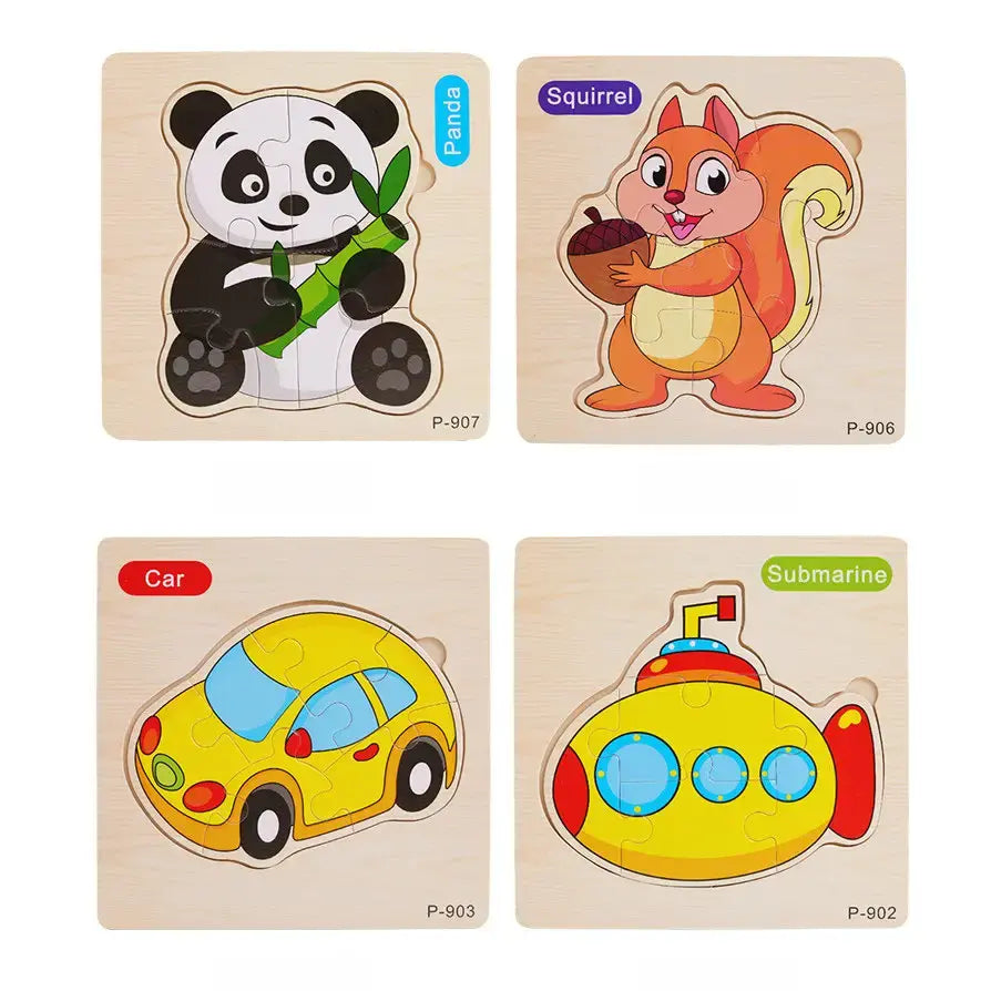 6 piece puzzle(1 pc)- Random design