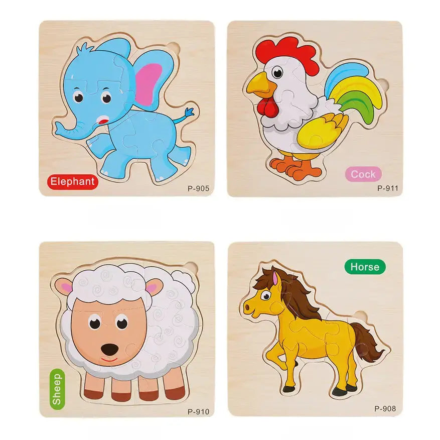 6 piece puzzle(1 pc)- Random design