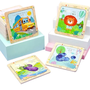 9 piece puzzle with name