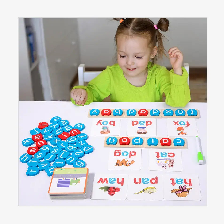 Alphabets and numbers spelling game for early learning !