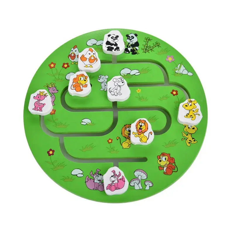 Wooden Animal Maze – Help Each One Reach Their Destiny!