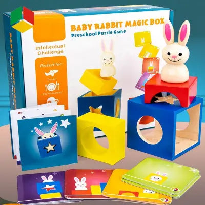 Baby Rabbit Magic Box – Preschool Puzzle Game 🐰🎩✨