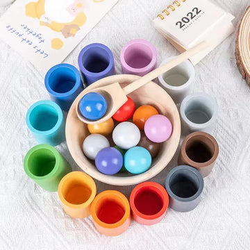 Balls and cups sorting game