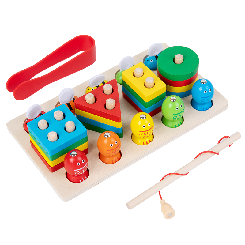 🐝 Busy Bee Clipping and Stacking Board for early toddlers