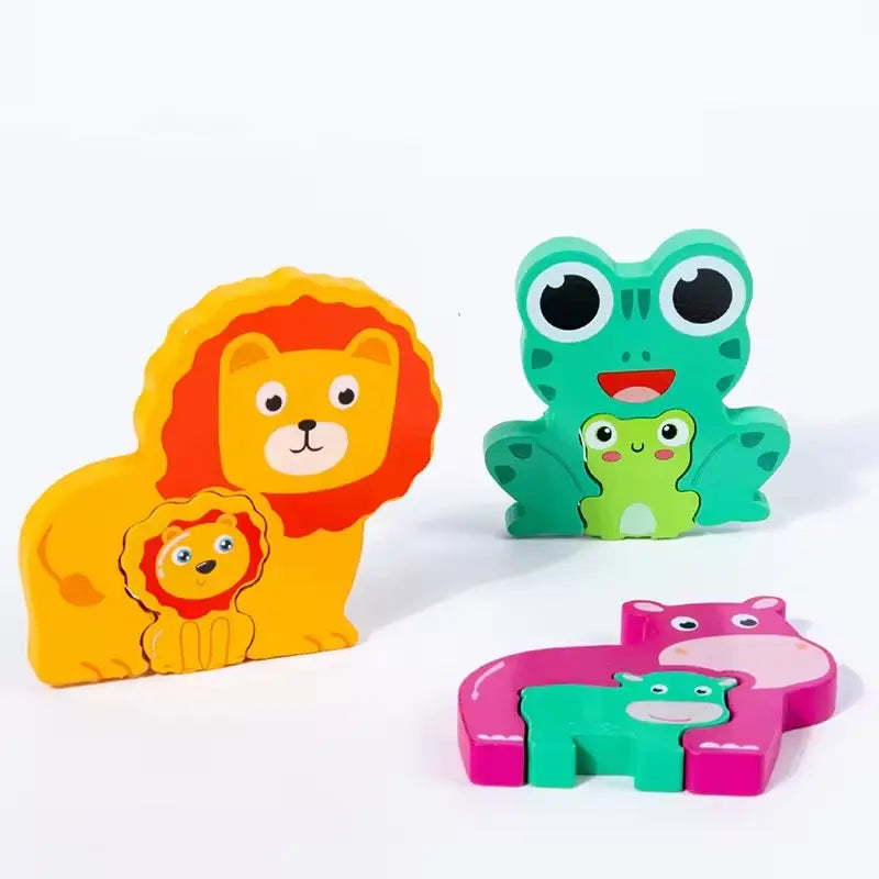 🧩👶 Wooden Jigsaw Puzzle – Early Learning Fun for Little Hands! 🌈✨
