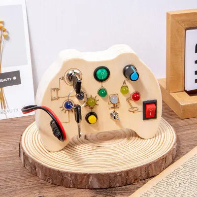 Wooden Switch LED Light Busy Board - Perfect design
